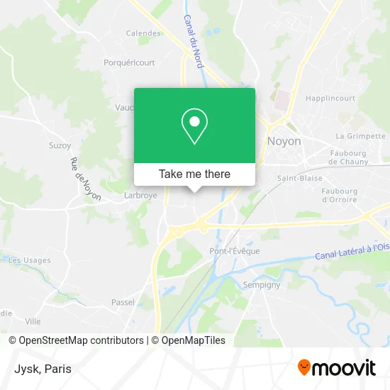 Jysk map