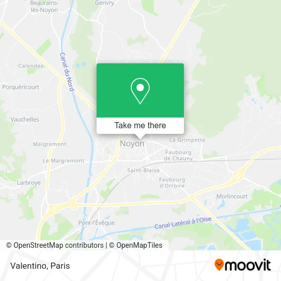 Valentino map