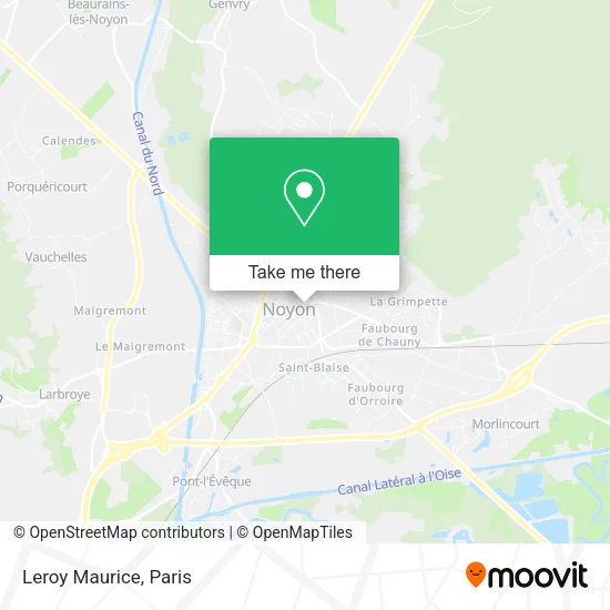 Leroy Maurice map
