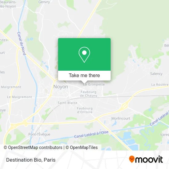 Destination Bio map