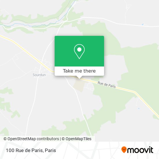 Mapa 100 Rue de Paris