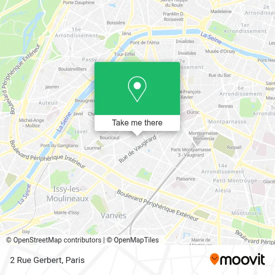 2 Rue Gerbert map