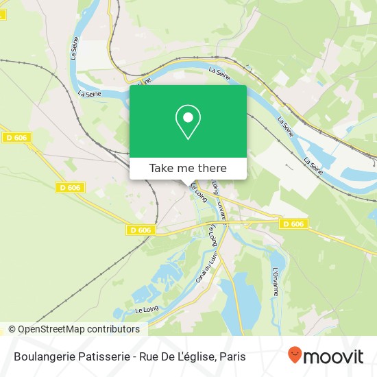 Mapa Boulangerie Patisserie - Rue De L'église