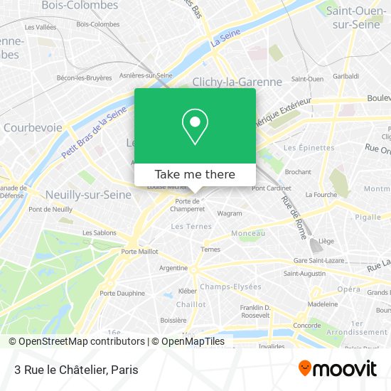Mapa 3 Rue le Châtelier