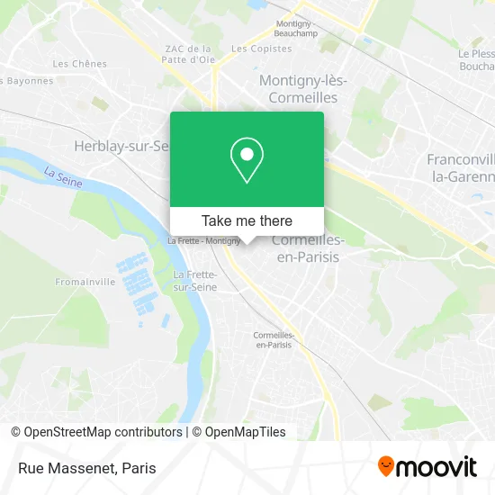 Rue Massenet map