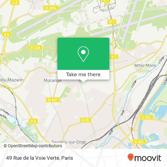 49 Rue de la Voie Verte map