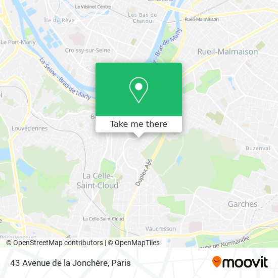 43 Avenue de la Jonchère map