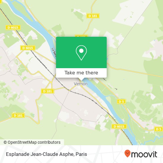 Esplanade Jean-Claude Asphe map