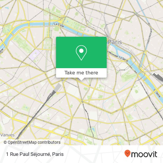 1 Rue Paul Séjourné map