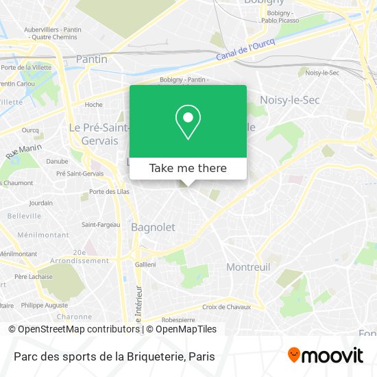 Parc des sports de la Briqueterie map