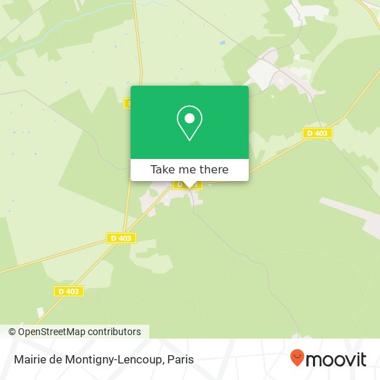 Mapa Mairie de Montigny-Lencoup