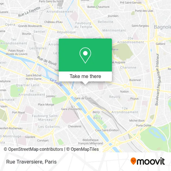 Rue Traversiere map
