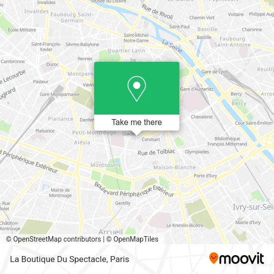 La Boutique Du Spectacle map