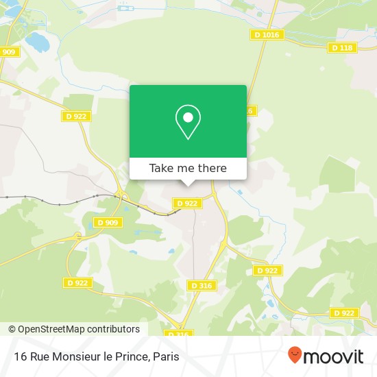 16 Rue Monsieur le Prince map