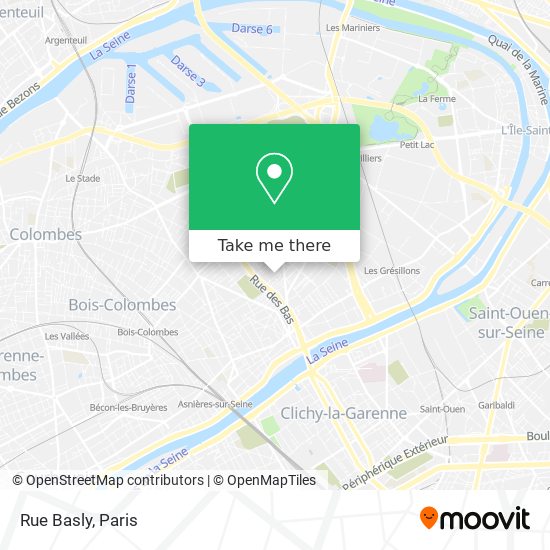 Mapa Rue Basly