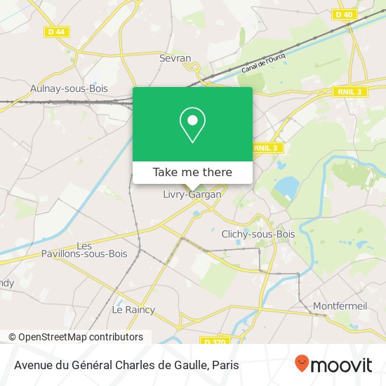 Avenue du Général Charles de Gaulle map