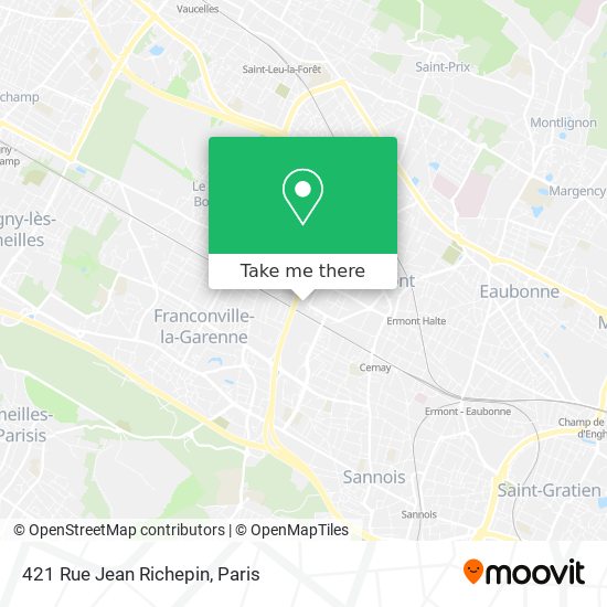 421 Rue Jean Richepin map