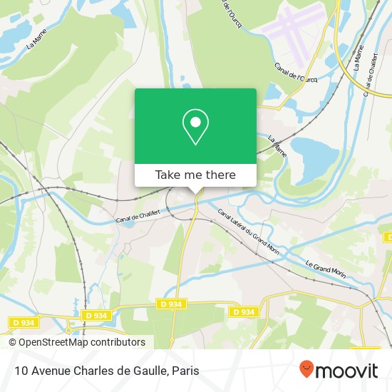 10 Avenue Charles de Gaulle map