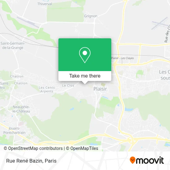 Rue René Bazin map