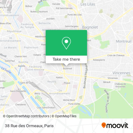 38 Rue des Ormeaux map