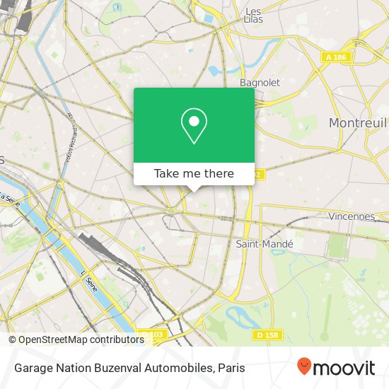 Garage Nation Buzenval Automobiles map