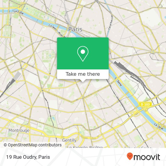 19 Rue Oudry map