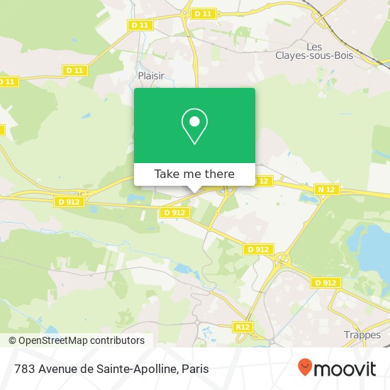 783 Avenue de Sainte-Apolline map