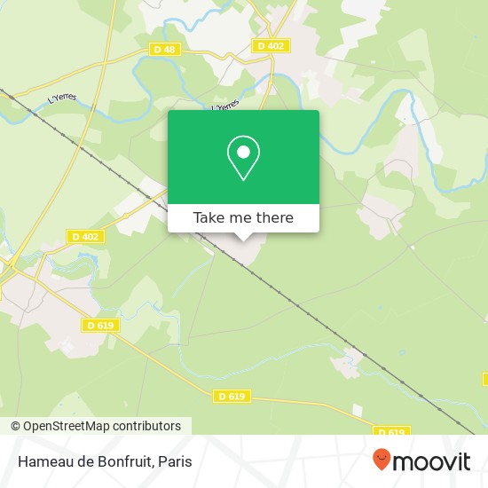 Hameau de Bonfruit map