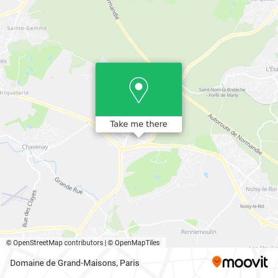 Domaine de Grand-Maisons map