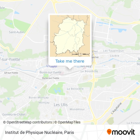 Institut de Physique Nucléaire map