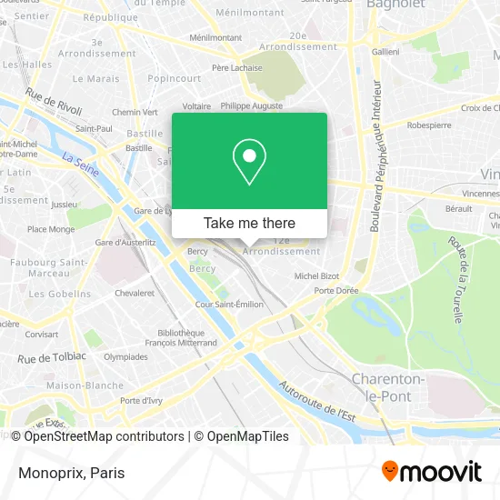 Monoprix map