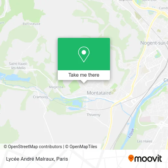 Mapa Lycée André Malraux