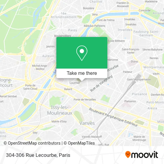 304-306 Rue Lecourbe map