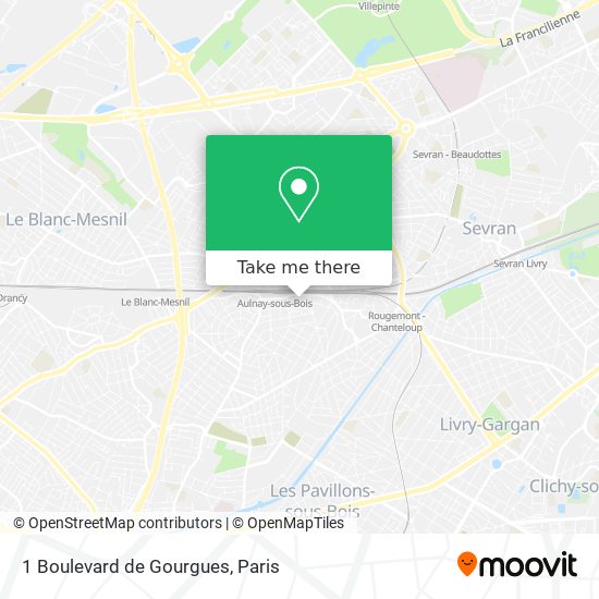 Mapa 1 Boulevard de Gourgues