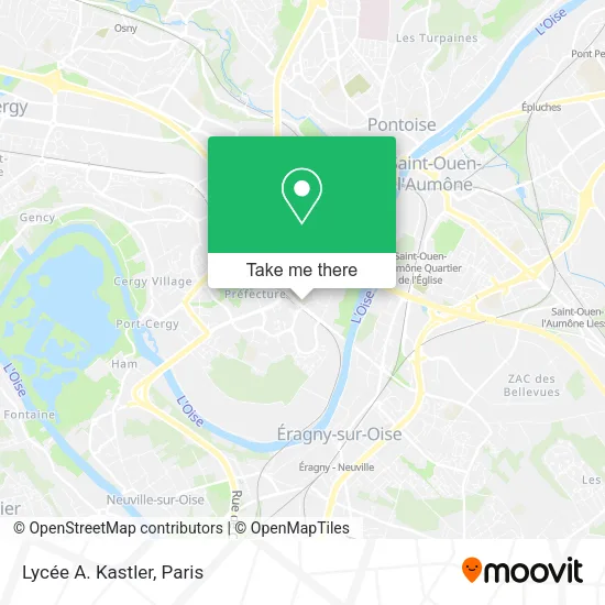 Lycée A. Kastler map