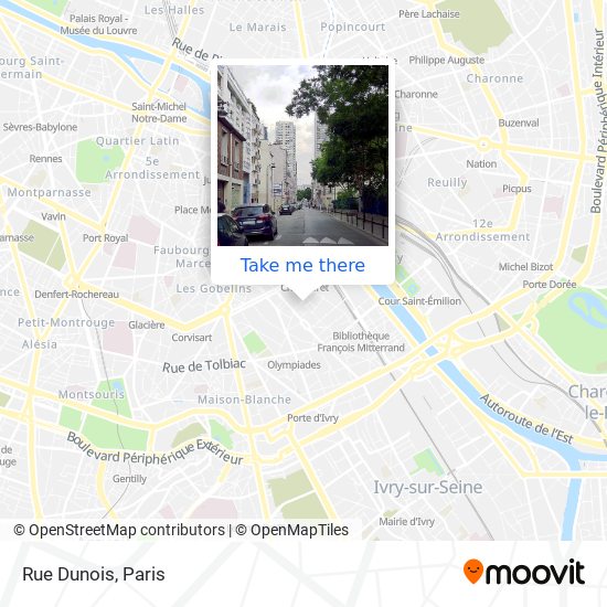 Rue Dunois map