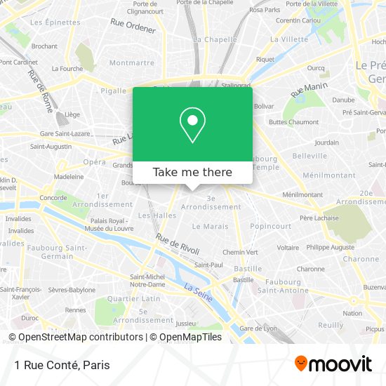 1 Rue Conté map