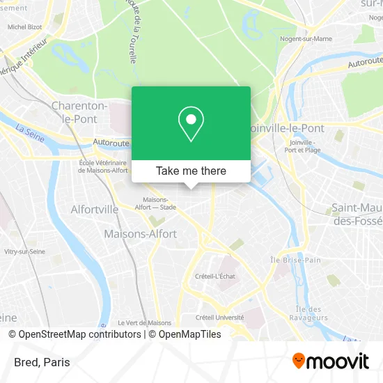 Bred map