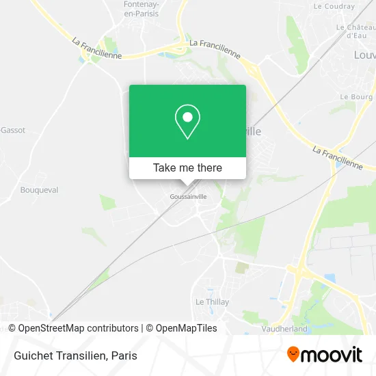 Guichet Transilien map
