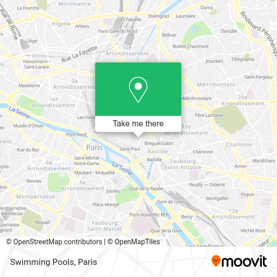 Piscine map