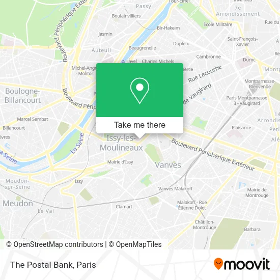 La Banque Postale map
