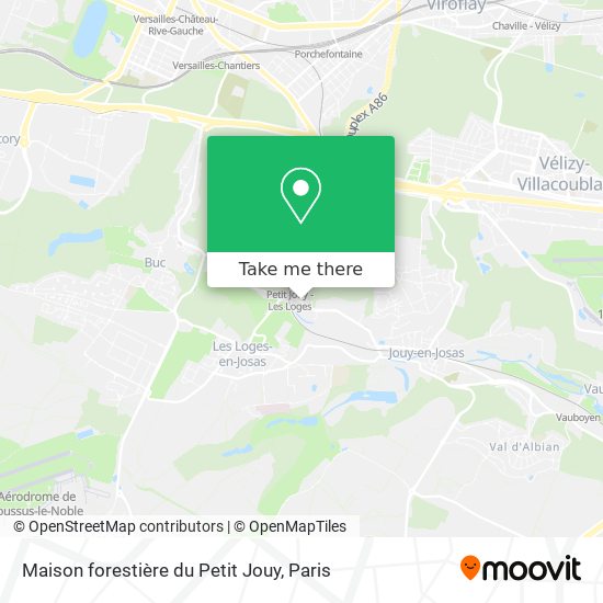 Maison forestière du Petit Jouy map