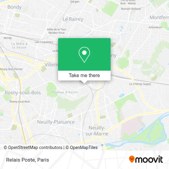 Relais Poste map