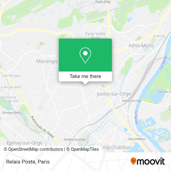 Relais Poste map
