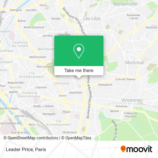Leader Price map