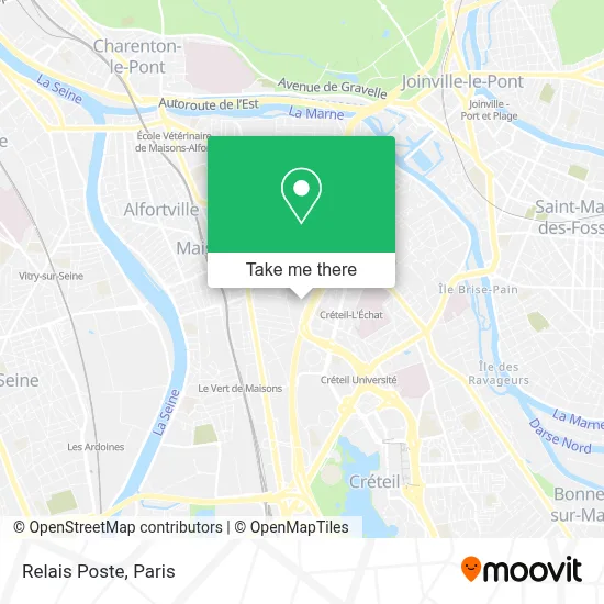 Relais Poste map