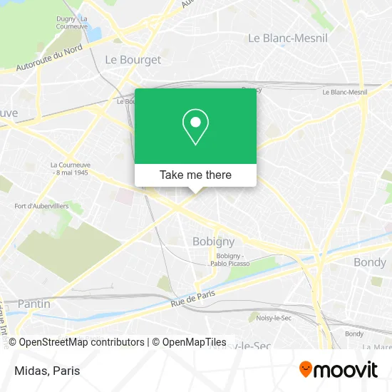 Midas map