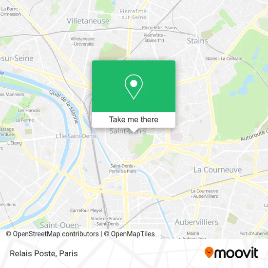 Relais Poste map