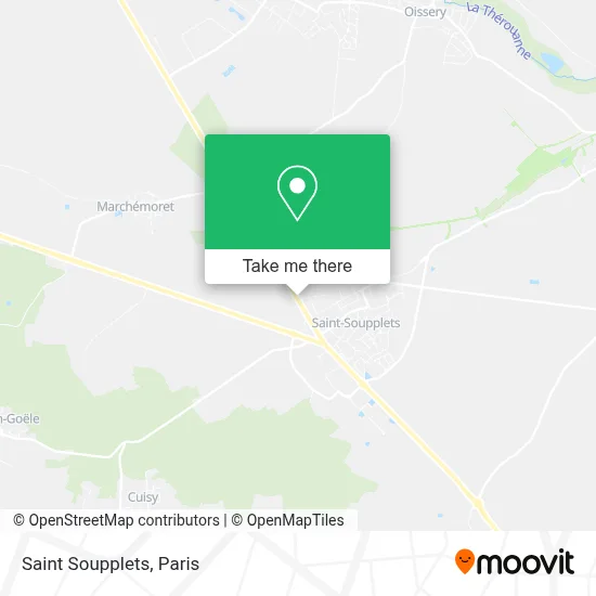 Saint Soupplets map
