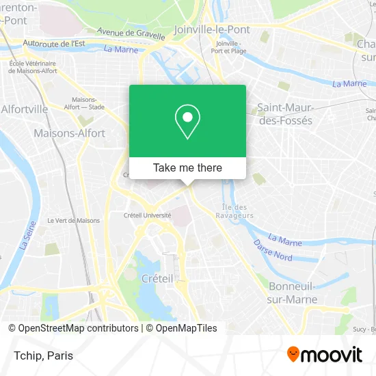 Tchip map